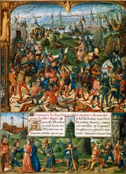 Escenas de la Séptima Cruzada, 1248-1254, siglo XV