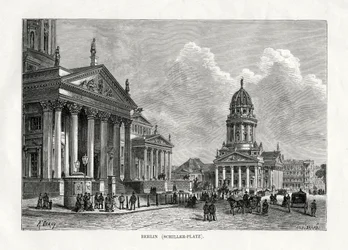 Plaza Schiller, Berlín, Alemania, 1879