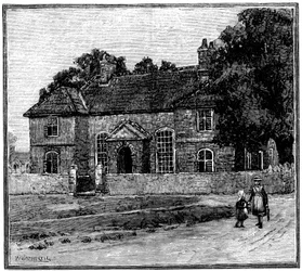 Casa de la escuela, Fishponds, Bristol, c1880
