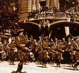 Soldados escoceses, 14 de julio de 1919