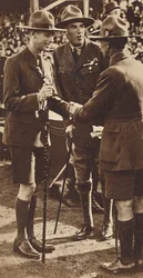 Apretón de manos de scouts - Rally en Adelaide, 1927-1937
