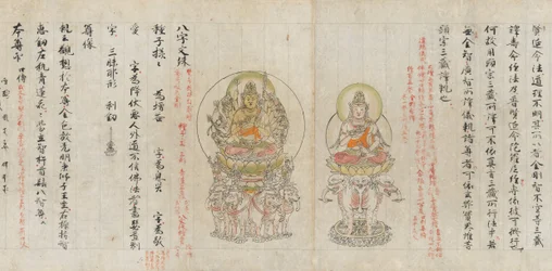 Pergamino del Compendio de Dibujos Iconográficos Zuzosho