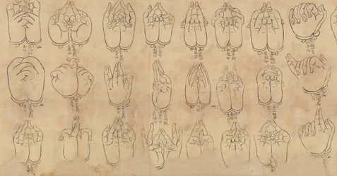 Pergamino de Mudras, siglos XI-XII