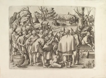 Búsqueda en el equipaje del hermano de José, ca. 1545