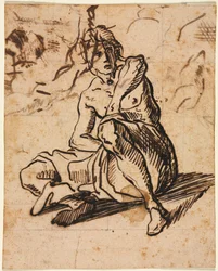 Figura sentada, 1600s