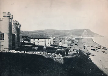 Seaton - Mirando hacia White Cliff, 1895