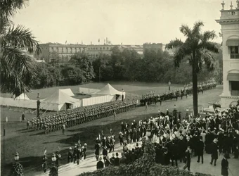 Segunda llegada de Lord Curzon a la Casa de Gobierno, 1904, 1925