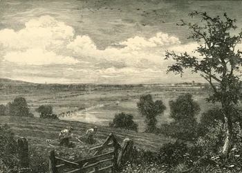 Sedgemoor, desde Middlezoy, 1898