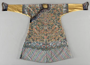 Túnica de corte semi-formal Jifu, finales de 1700s