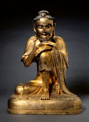 Shakyamuni como un Asceta, principios de 1300s