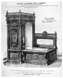 Shanks Superior Bath Cabinet, c. 1880