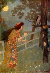 Ella retorció el cuello del halcón gris de Paul, 1917
