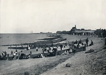 Sheerness - El paseo y la playa, 1895