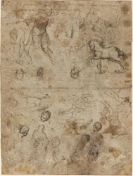 Hoja de estudios, finales del siglo XVI