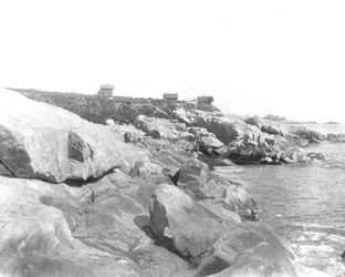 Frente costero, Marblehead, Massachusetts, EE.UU., c1900