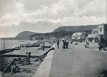 Sidmouth - El paseo marítimo y la playa