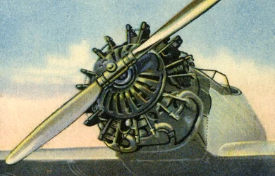 Motor de avión Siemens Sh 20 de 60 caballos de fuerza, 1932