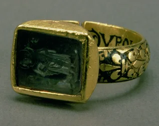 Anillo de sello del Rey Luis IX de Francia (San Luis)