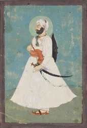 Noble sikh de perfil, c. 1800