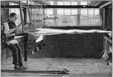 Tejedor de seda, Bethnal Green, Este de Londres, 1893