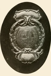 Frontal de plata, con escudo de armas inglés, 1677, 1937