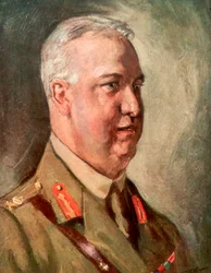 Sir Arthur William Currie, general canadiense de la Primera Guerra Mundial, 1926