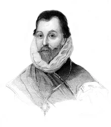 Sir Francis Drake, navegante y corsario inglés del siglo XVI, c1850