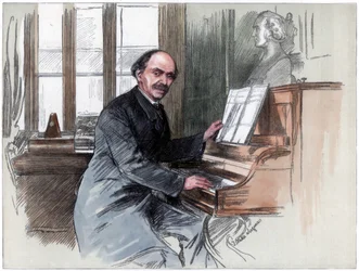 Sir Julius Benedict, compositor y director musical, 1884