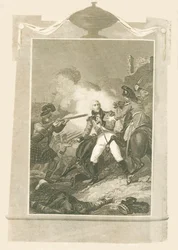 Sir Ralph Abercrombie en la Batalla de Alejandría