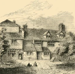 Casa de Sir Walter Raleigh, c1872
