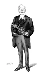 Sir William Crookes, físico y químico inglés, c 1900s