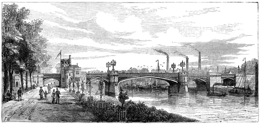 Puente Skeldergate, York. North Yorkshire, siglo XIX