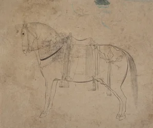 Boceto de un caballo, finales del siglo XVIII