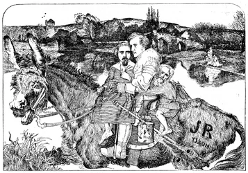 Parodia de Sir Isumbras y el P.R.B., 1923