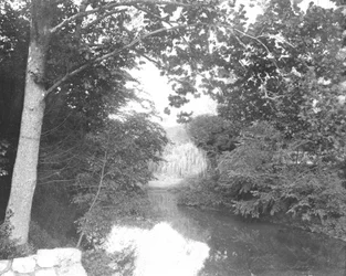 Sleepy Hollow, río Hudson, estado de Nueva York, EE.UU., c1900