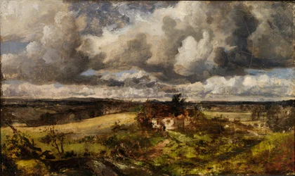 Pequeño paisaje, siglo XIX