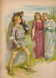 Blanca Nieves y Rosa Roja, 1903