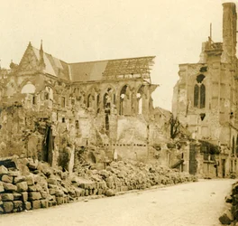 Catedral de Soissons, Soissons, norte de Francia, c. 1914-c. 1918