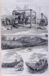 Observatorio del Eclipse Solar, Islas Nicobar, c1875