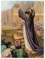 Oración de Salomón en la consagración del Templo