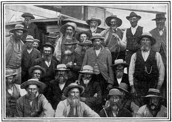 Algunos de los oficiales bóer de Cronje después de Paardeberg, Segunda Guerra Bóer, 1900