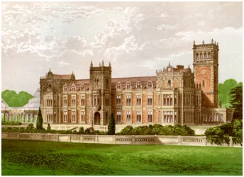 Somerleyton, Suffolk, hogar del Baronet Crossley, c1880