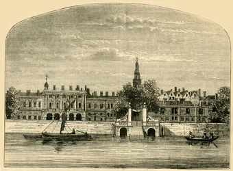 Somerset House y escaleras, 1881