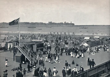 South Shields - Toda la diversión de la feria, 1895