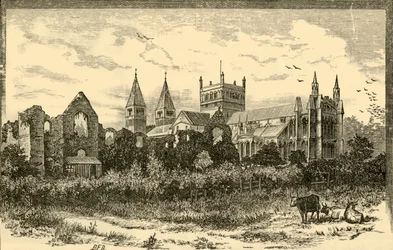 Catedral de Southwell y ruinas del palacio