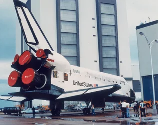 Transbordador espacial Columbia en la Tierra, años 1980