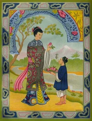 Póster litográfico especial M.G. - Anuncio de Olive & Partington Ltd., 1910