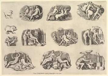 Speculum Romanae Magnificentiae: Temas después de la Antigüedad