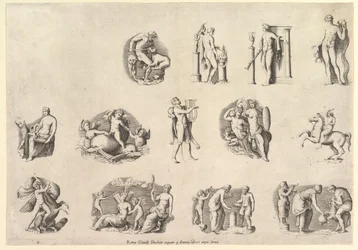 Speculum Romanae Magnificentiae: Temas después de la Antigüedad, ejecutado ca. 1550-77, impreso después de 1577