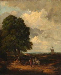 Arado de primavera cerca de East Burgholt, siglo XIX